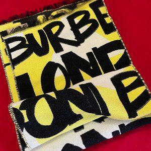 BURBERRY London Graffiti Jacquard Scarf - NWOT